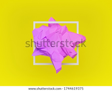 abstract minimal background. 3d rendering
