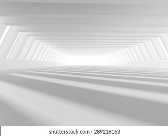 Abstract modern architecture background, empty white open space interior with windows and gray concrete walls, 3D rendering