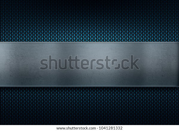 Abstract modern blue carbon
fiber textured material design for background, wallpaper, graphic
design