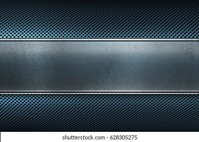  metal place perforated