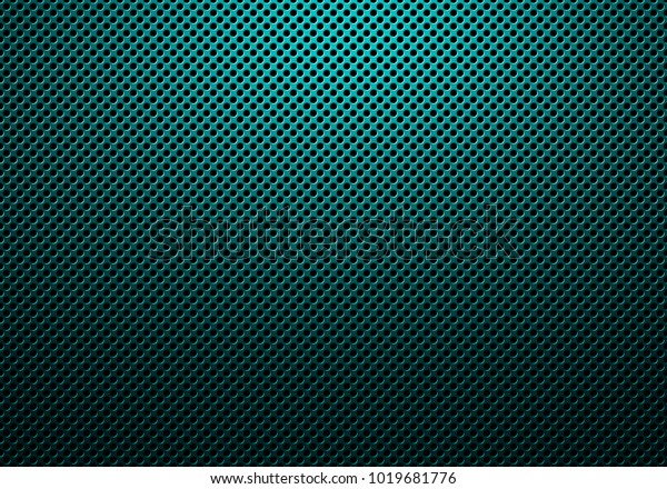 Abstract modern
blue perforated metal plate textured material design for
background, wallpaper, graphic
design