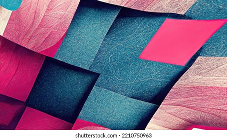 Abstract, Modern, Delicate And Elegant Red And Blue Gradient, Pink And Blue Gradient, Giving The Impression Of A Rhombus Moving Forward. Graphic Elements, Background Design.