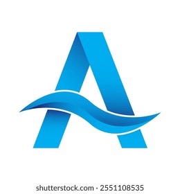 An abstract and modern logo design featuring the letter 'A' with clean lines and a professional look. The design incorporates a minimalistic style, making it suitable for branding, corporate identity - Powered by Shutterstock