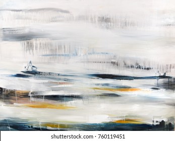 Abstract Modern Painting Background. Contemporary Art.