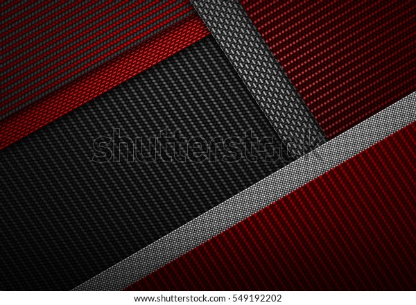 背景に抽象的な現代の赤い黒い炭素繊維テクスチャーのあるマテリアルデザイン 壁紙 グラフィックデザイン のイラスト素材