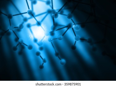 Abstract Molecules background 	