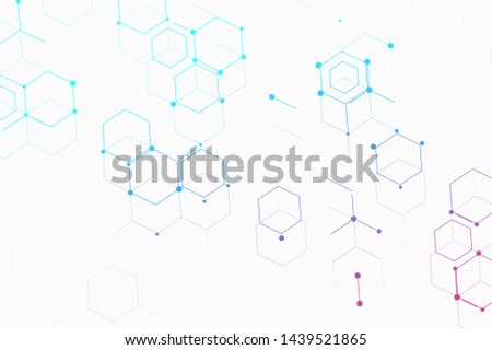 Abstract molecules design. Molecular structure and communication. Background with connecting dots and lines. Graphic concept for your design