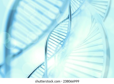 molécules abstraites arrière-plan médical bleu : illustration de stock