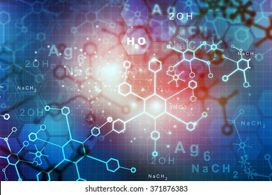 Abstract Molecules.  Science And Technology  Background