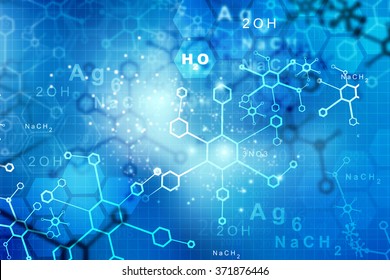 Abstract Molecules.  Science And Technology  Background	