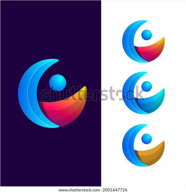 Abstract Moon Dream Gradient
Color