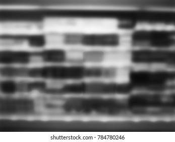 Abstract motion blur background, black and white color tone