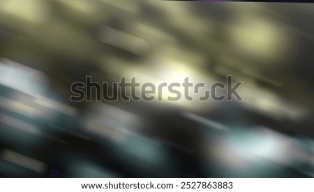 An abstract motion blur background showcasing the fast-paced movement of a city with blurred lights, cars, and people, creating a sense of speed and transportation