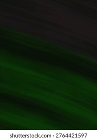 Abstract motion blur featuring diagonal streaks of forest green and black. This dynamic movement creates an organic energy. Ideal for dark website backgrounds and minimalist graphic design.