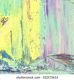 abstract multi color layer artwork, oil paint textures on canvas for background or text