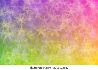 Abstract Multi Colored Background. Yellow, Purple And Transitions Colors. Defocused Spots