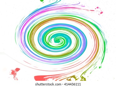 Abstract Multicolor   Background From Twirl Spash Water Color