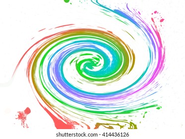 Abstract Multicolor   Background From Twirl Spash Water Color