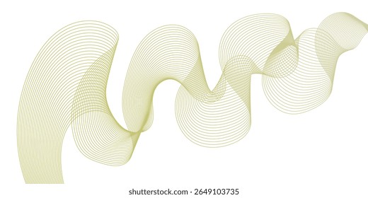 Abstract multicolor gradient wave lines vector background, twisted curve lines and blend effect, frequency sound wave lines, 3d contour line patterned background illustration.