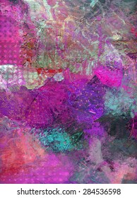 abstract multicolor layer artwork