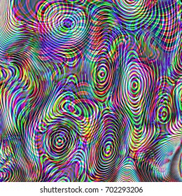 Abstract Multicolor Psychedelic Background Abstract Psychedelic Stock ...