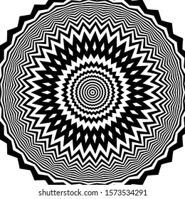 Optical Illusion Abstract Design Op Art Stock Vector (Royalty Free ...