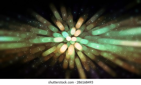 abstract multicolored background. explosion star.