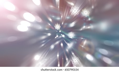 Abstract multicolored background holidays lights in motion blur image. Illustration digital.
