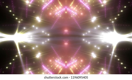 Abstract multicolored bright lights background. illustration digital.
