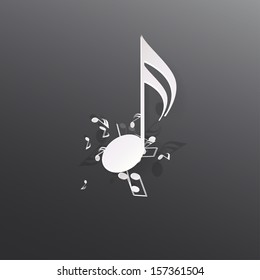 Abstract musical background