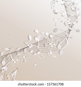 Abstract musical background