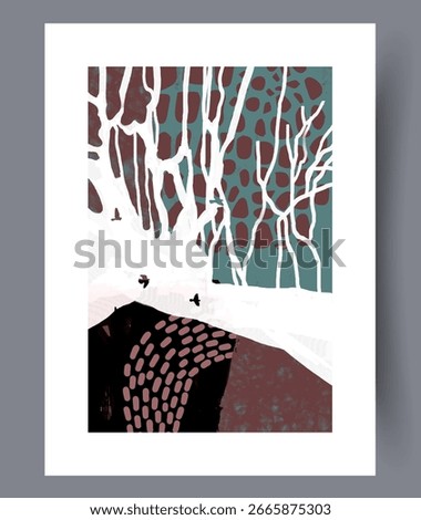 Abstract and Nature Inspired Artwork Featuring Organic Elements, Textures, and Designs