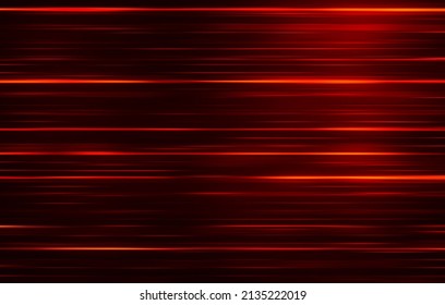 Abstract neon orange-red background.  Red beam lines on a dark background.  For wallpapers, websites, games, technology, electronics, speed of light, scenes, news, books.