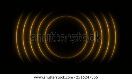 Abstract Neon Wireless Network Connection Technology Illustation. 