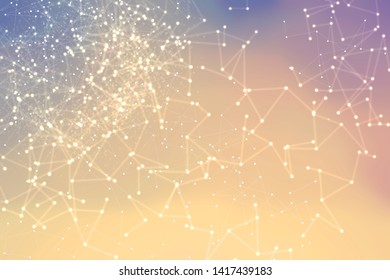 Abstract network technology futuristic ai gradient background