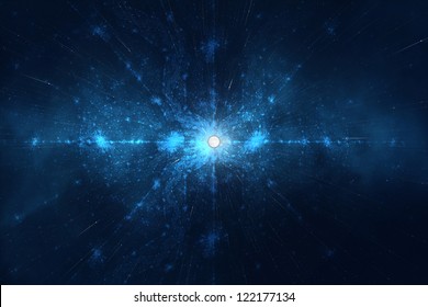 Abstract New Age Zodiac Space Background