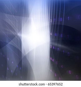 abstract numbers background