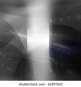 abstract numbers background