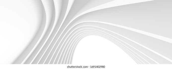 Abstract Office Background. White Artistic Texture. Clear 3d Rendering