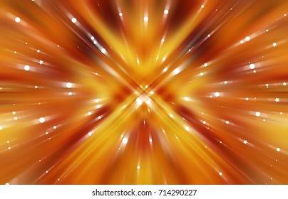 Abstract Orange Background Burst Star Explosion Stock Illustration ...