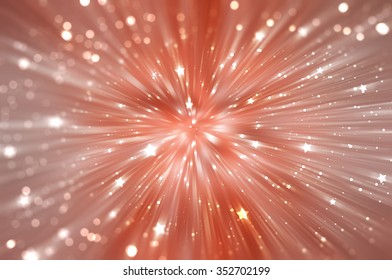 abstract orange background. explosion star.