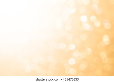 Abstract Orange Bokeh Background