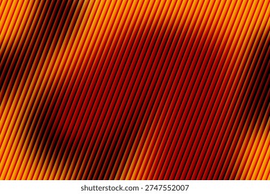 Abstract orange diagonal stripe background with flowing wave texture and warm glowing depth creating a modern digital surface for energetic design