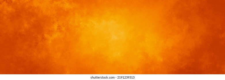 Abstract Orange Fire Background Texture, Red Border With Fiery Yellow Flames And Smoke Pattern, Halloween Fall Or Autumn Colors Of Orange Red And Yellow.