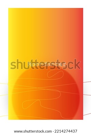 Abstract orange gradient with scetching