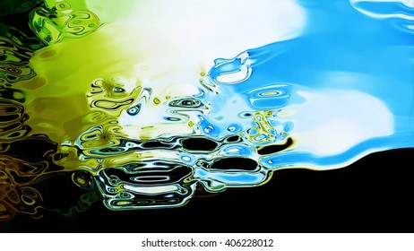 Abstract Organic Fluid Forms