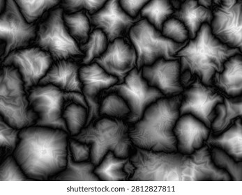Abstract Organic Grayscale Texture Background with Soft Cellular Pattern and Smooth Gradient