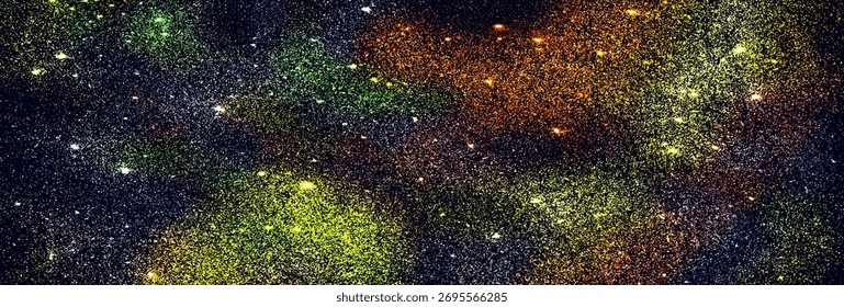 Abstract outer space art inspired by deep galactic formations.