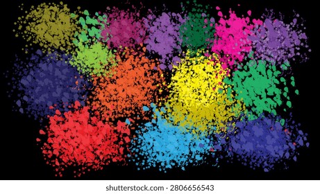 Abstract Paint Splatter Background Mastery