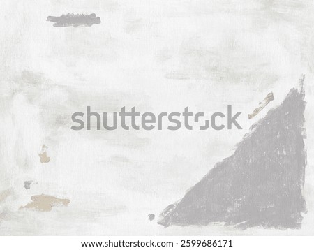 Abstract paint texture background. Hand painted acrylic template in neutral colors. Modern illustration with brush strokes, shapes. Grunge painting on canvas. Minimalist geometric artwork